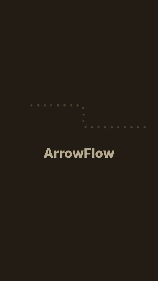 arrowVON splash screen with the logo settling in before the app opens to Home